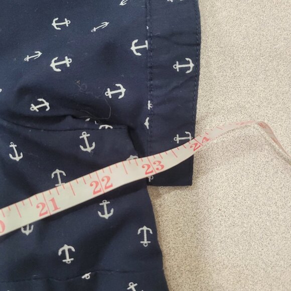 (4 For $20) Basic Edition Blue with Anchors Button Down in XL - Picture 5 of 7